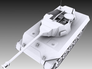 hellcat tank ww2 Modelo 3D