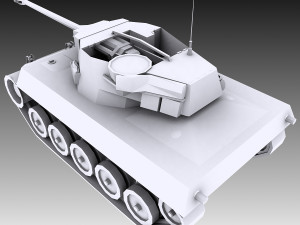 hellcat tank ww2 Modelo 3D