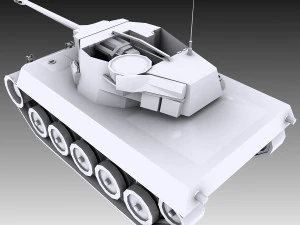 hellcat tank ww2 3D Model