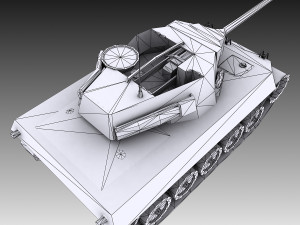 hellcat tank ww2 Modelo 3D