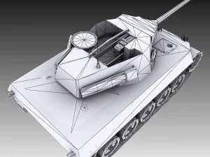 hellcat tank ww2 3D Model