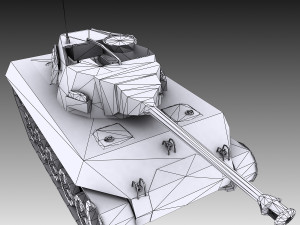 hellcat tank ww2 Modelo 3D
