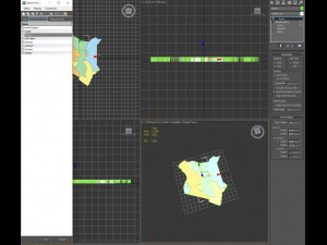 3d political map of kenya 3D 模型