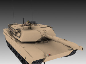 m1 abrams tank 3D-Modell