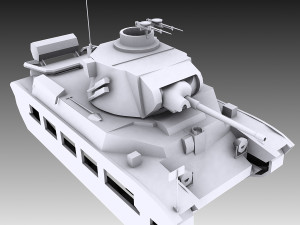 matilda ww2 tank Modello 3D