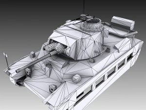 matilda ww2 tank 3D Model