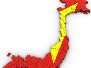 3d political map of vietnam Modelo 3D