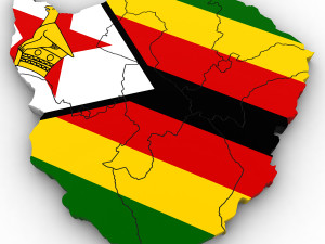 3d political map of zimbabwe 3D Model