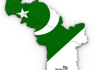 3d political map of pakistan Modelo 3D