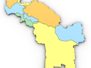 3d political map of pakistan Modelo 3D