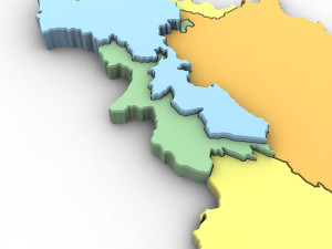3d political map of pakistan Modelo 3D
