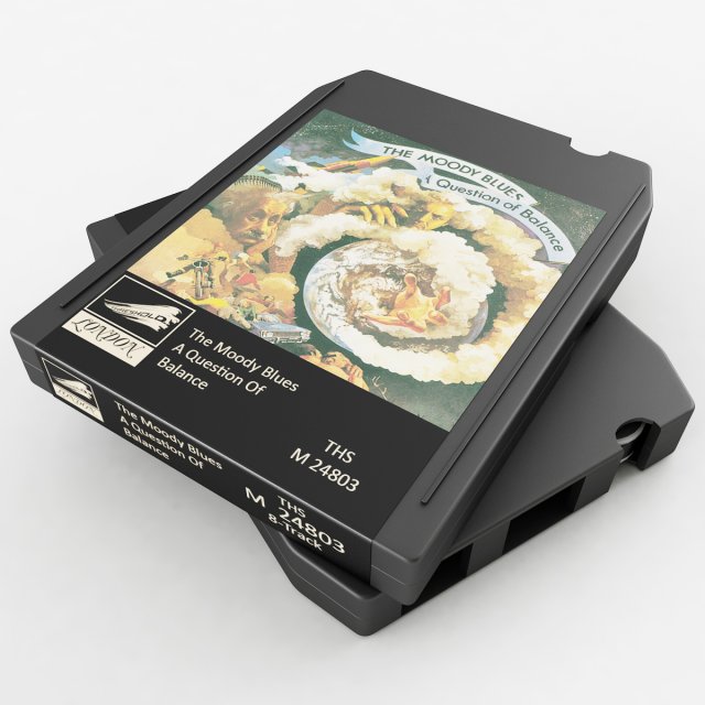 8 track tape 3D 모델 .c4d .max .obj .3ds .fbx .stl .blend 