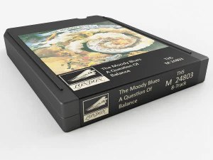 8 track tape 3D Model