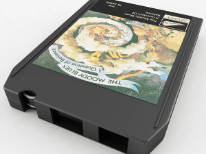 8 track tape 3D Model