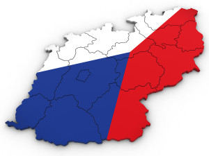 3d political map of the czech republic Modelo 3D