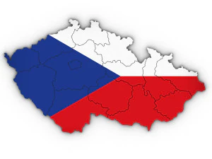 3d political map of the czech republic 3D Model