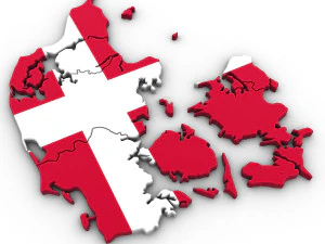 3d political map of denmark 3D Model