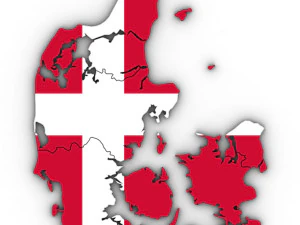 3d political map of denmark 3D Model