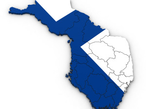 3d political map of finland Modello 3D