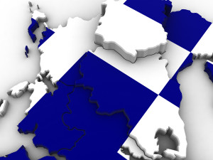3d political map of greece 3D Model