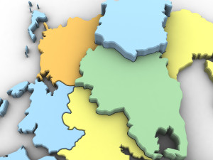 3d political map of greece 3D Model