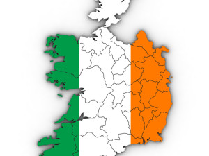 3d political map of ireland 3D Model