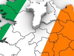 3d political map of ireland 3D Model