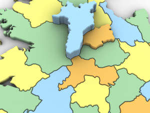3d political map of ireland 3D Model