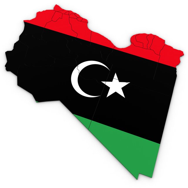 3d political map of libya Modelo 3D .c4d .max .obj .3ds .fbx .stl .blend 