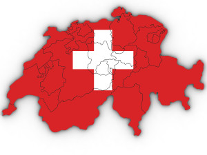 3d political map of switzerland 3D Model