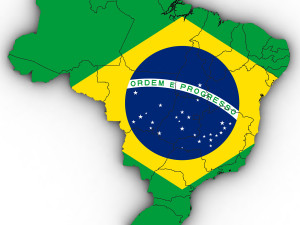 3d political map of brazil Modèle 3D