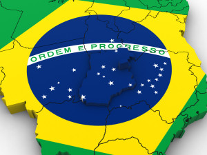 3d political map of brazil Modèle 3D