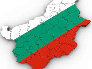 3d political map of bulgaria 3D Model
