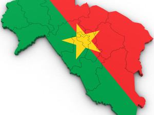 3d political map of burkina faso 3D Модель