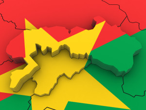 3d political map of burkina faso 3D Модель