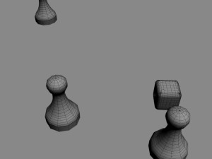 snakes and ladders board game 3D 모델