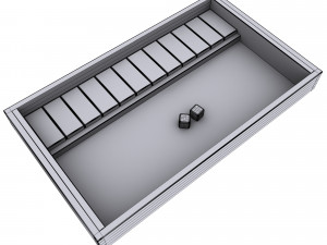 shut the box dice game Model 3D