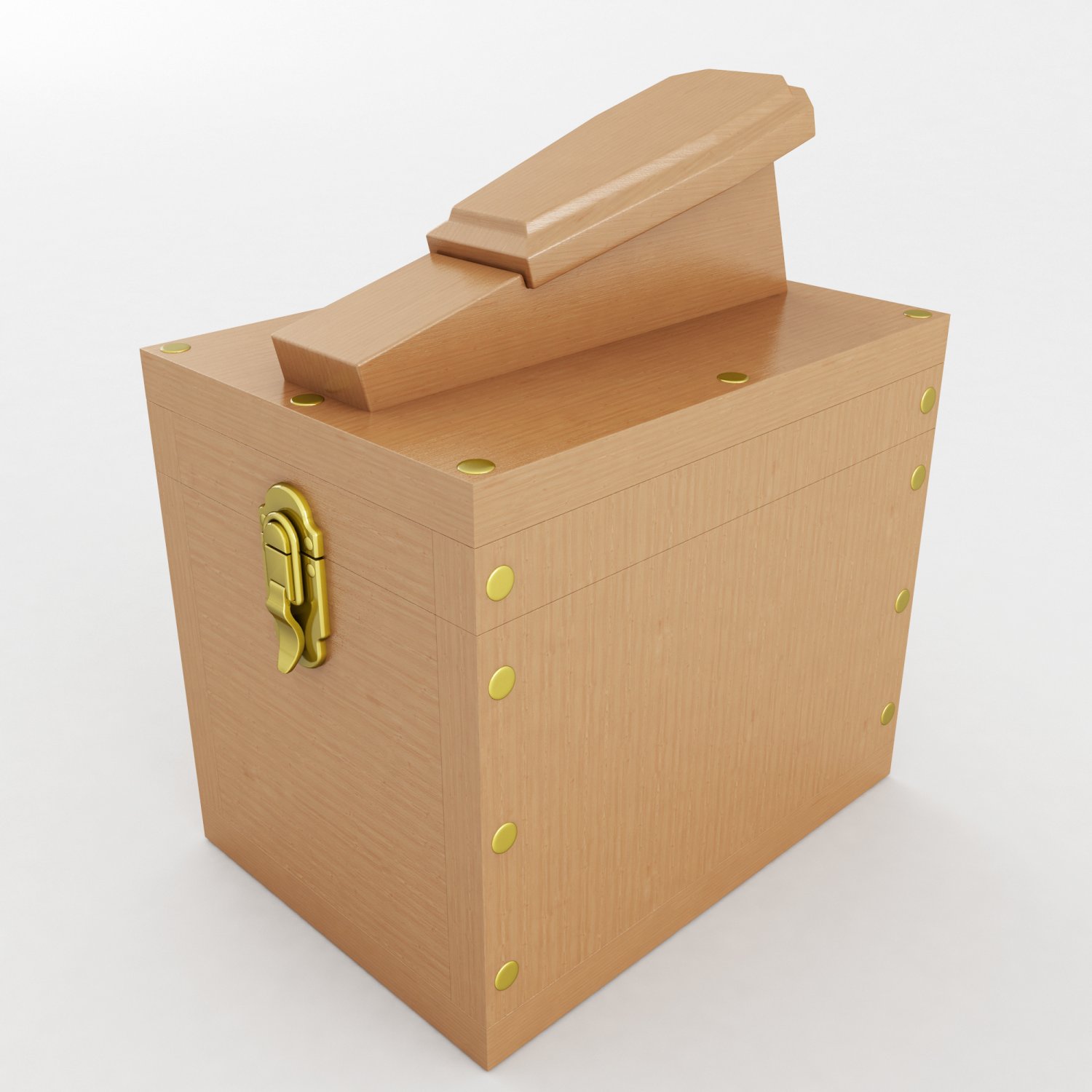 Shoe Shine Box 3D model