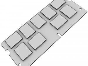 ddr4 sodimm ram module 3D Model