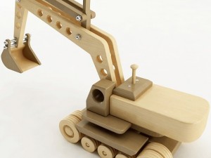 toy excavator Model 3D
