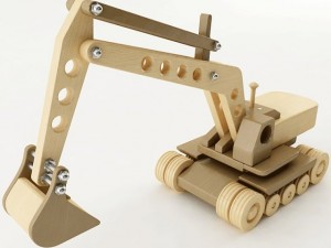 toy excavator Model 3D