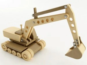toy excavator 3D Model
