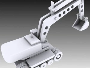 toy excavator 3D Model