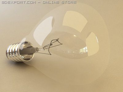 light bulb 3D 模型 .c4d .max .obj .3ds .fbx .stl .blend 