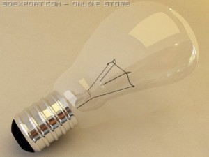 light bulb 3D 模型
