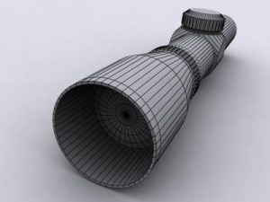 pistol scope 3D Модель