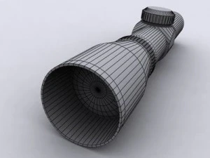 pistol scope 3D Model