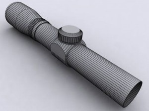 pistol scope 3D Модель