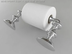 toilet paper holder style 2 3D Model