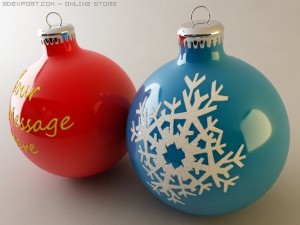 christmas bulb 3D Model